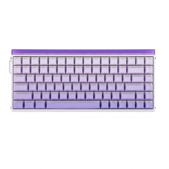HERO84 HE White+Purple+Gradient+LIGHT JadeKing RGB AULA gasket keyboard