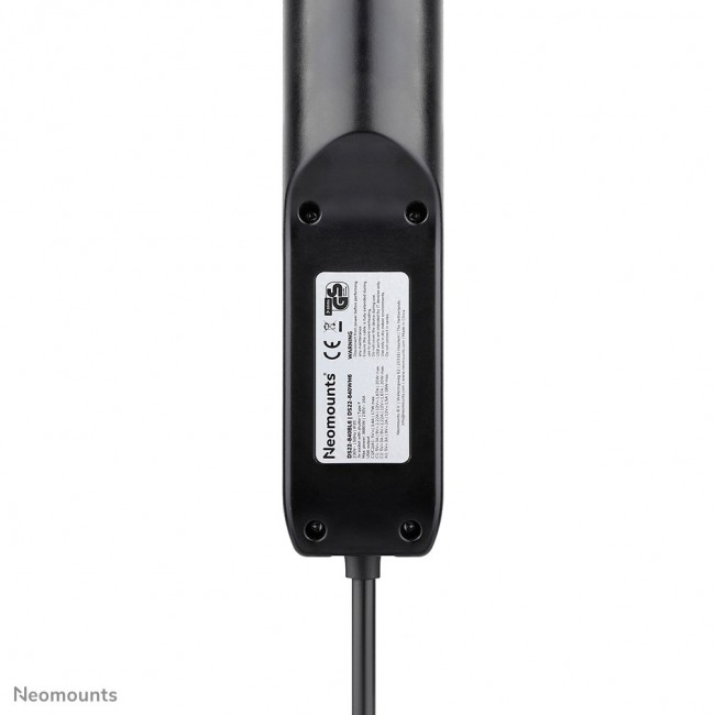 Neomounts DS22-840BL6 Desk socket with clamp and USB-C and USB-A ports - Quick charge