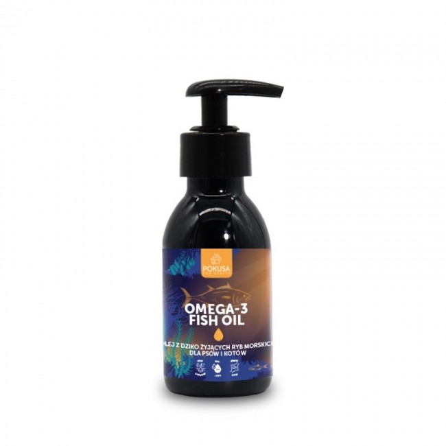 POKUSA Omega-3 Fish oil - fish oil for dogs and cats 100ml POKUSA Omega-3 Fish oil - fish oil for dogs and cats 100ml