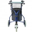Practical tricycle walker with basket and bag