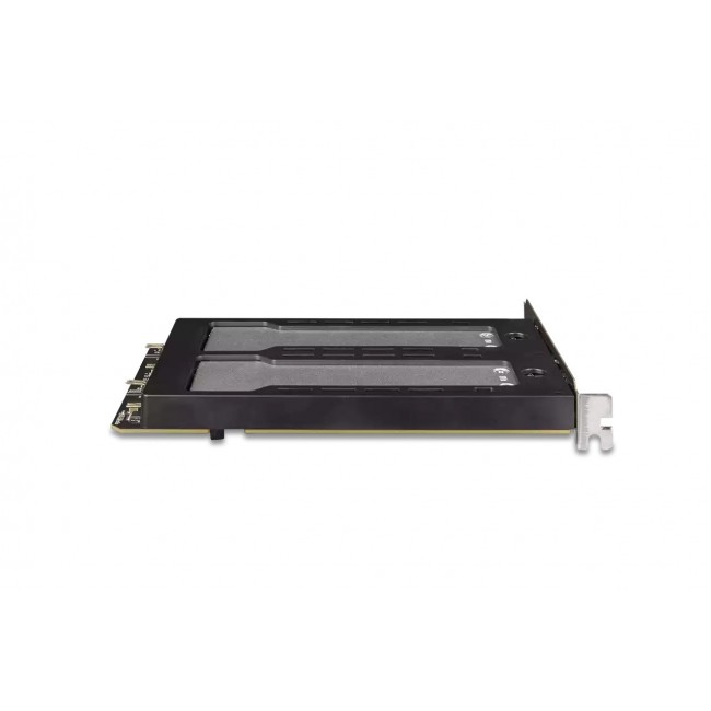 Icy Dock MB842MP-B storage drive enclosure SSD enclosure Black, Silver M.2