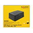 DeLOCK 63957 storage drive docking station USB 3.2 Gen 2 (3.1 Gen 2) Type-C Black