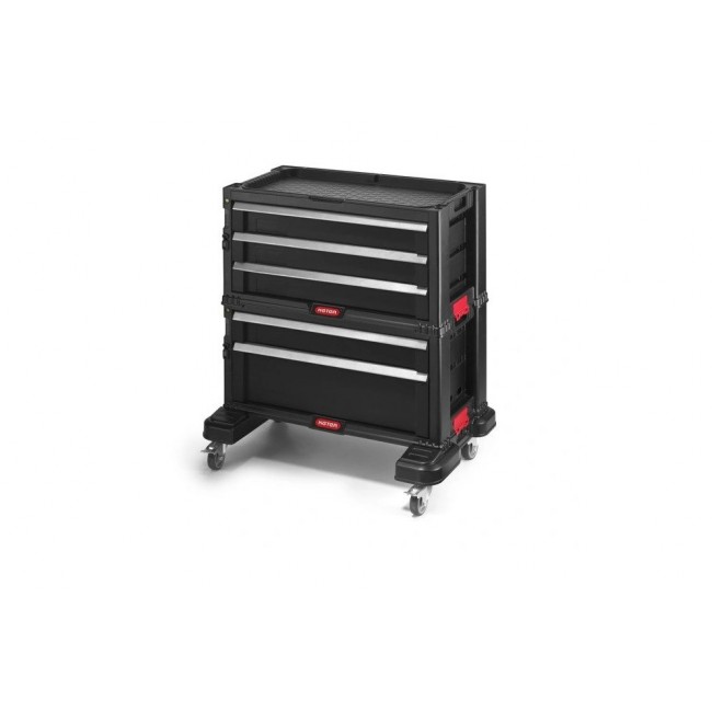 KETER BOOKCASE 5 DRAWERS TOOL CHEST SET