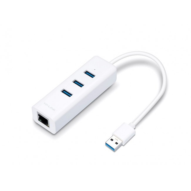 TP-Link UE330 laptop dock/port replicator Wired USB 3.2 Gen 1 (3.1 Gen 1) Type-A White