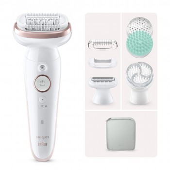 Braun Silk- pil 9 SkinSpa 40 tweezers Rose gold, White