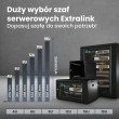 Extralink LITE 4U 10 280X310 WALL-MOUNTED RACKMOUNT CABINET BLACK Freestand/Wall/Floor mounted rack