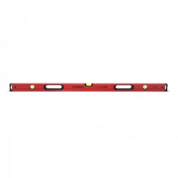 Painted spirit level with level and plumb indicato