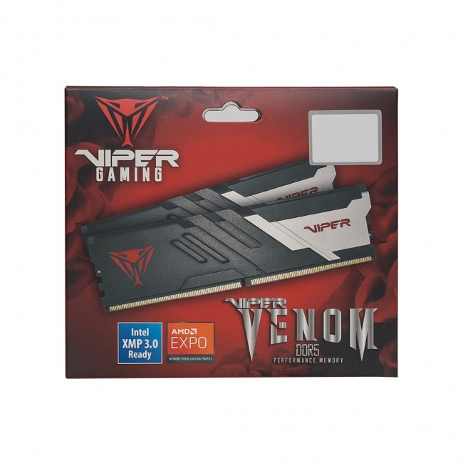 Patriot Viper Venom AMD DDR5 32GB (2x16GB) 6000 MHz CL28 EXPO (VV532G60C28AK) Patriot Viper Venom AMD DDR5 32GB (2x16GB) 6000 MHz CL28 EXPO (VV532G60C28AK)