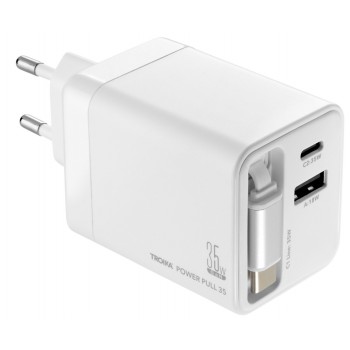 TROIKA CHA35 Smartphone, Tablet White AC Fast charging Indoor