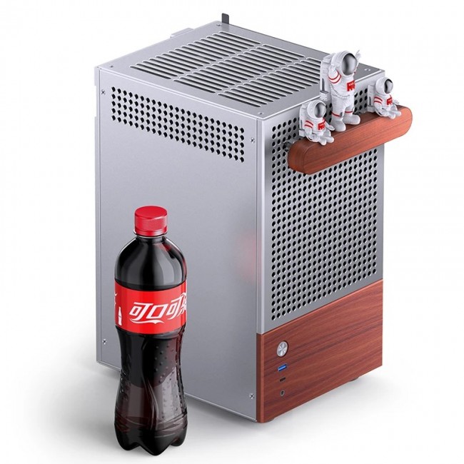 Jonsbo T6 PC Case, Mini-Tower, Mini-ITX, Glass, Wo