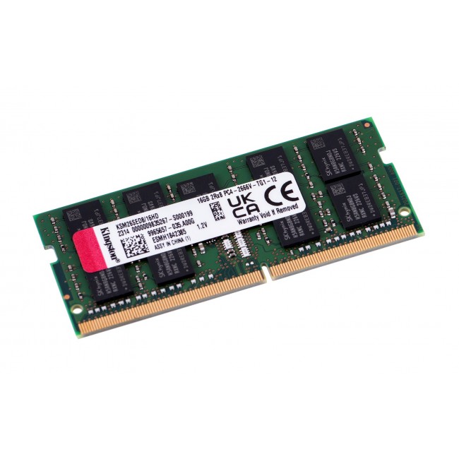 Kingston SODIMM ECC 16GB DDR4 2Rx8 Hynix D 2666MHz PC4-21300 KSM26SED8/16HD