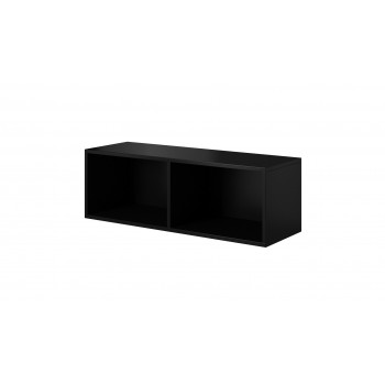 Cama open storage cabinet ROCO RO2 112/37/37 black