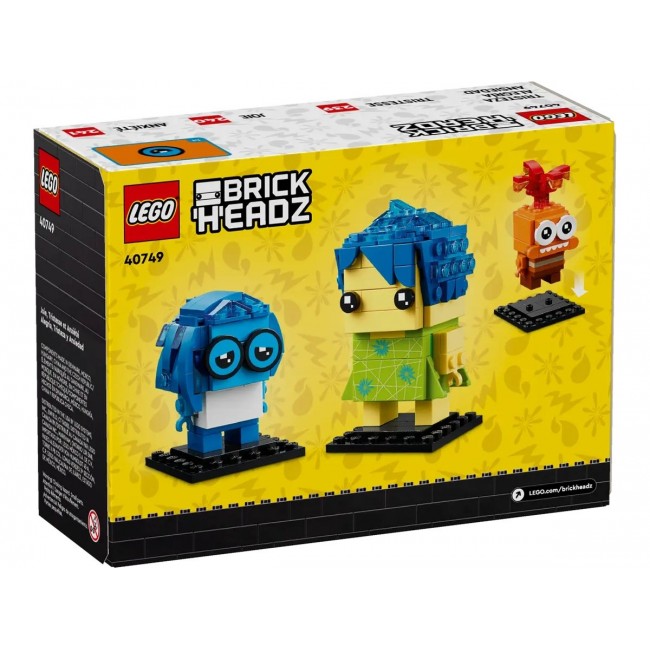 LEGO BRICKHEADZ 40749 Joy, Sadness and Uncertainty LEGO BRICKHEADZ 40749 Joy, Sadness and Uncertainty