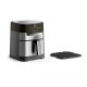 Tefal Easy Fry & Grill EY505D Single 4.2 L Stand-alone 1550 W Hot air fryer Stainless steel Tefal Easy Fry & Grill EY505D Single 4.2 L Stand-alone 1550 W Hot air fryer Stainless steel