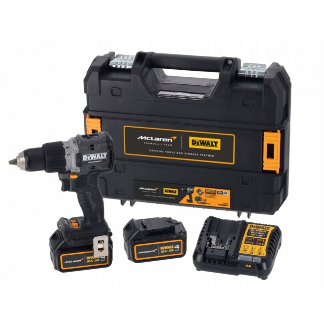 18V XR hammer drill-driver 2x4Ah McLaren 18V XR hammer drill-driver 2x4Ah McLaren