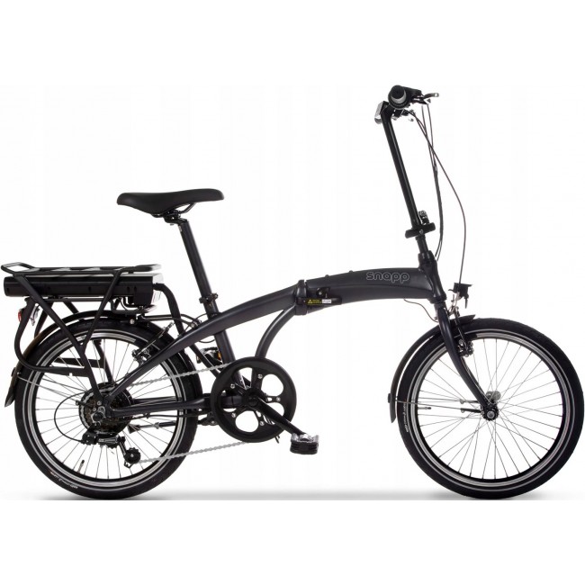 Snapp City-E Graphite folding electric bicycle