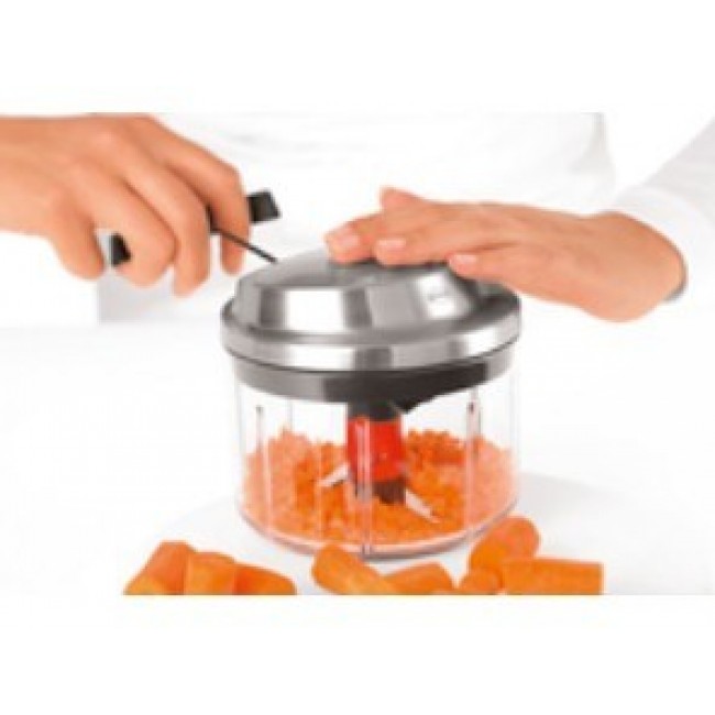 R SLE 16272 manual food chopper Black, Red, Stainless steel, Transparent