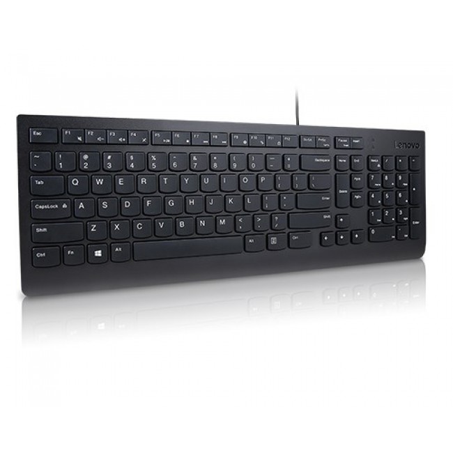 Lenovo Essential keyboard Universal USB QWERTY US English Black Lenovo Essential keyboard Universal USB QWERTY US English Black