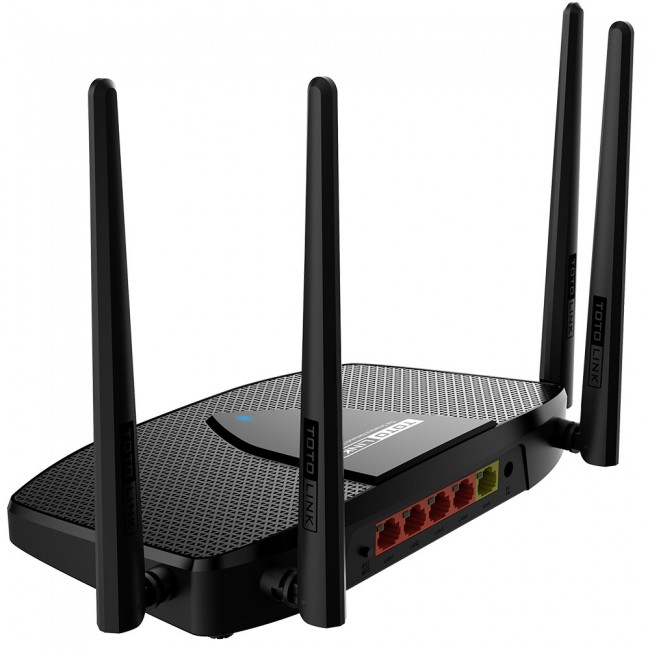 TOTOLINK X5000R AX1800 WIRELESS DUAL BAND GIGABIT ROUTER vlan wireless router Gigabit Ethernet Dual-band (2.4 GHz / 5 GHz) Black
