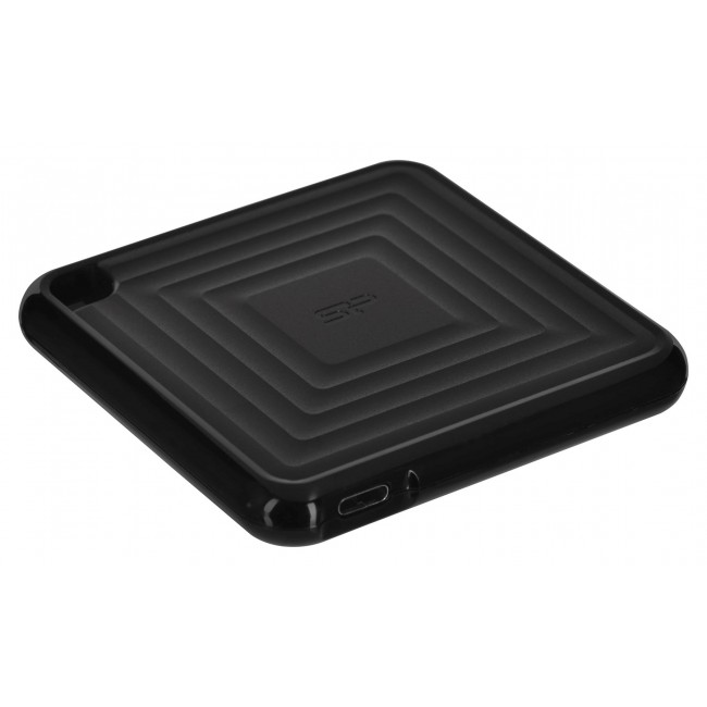 Silicon Power PC60 Portable SSD 1 TB USB Type-A to USB Type-C 3.2 Gen 1 (3.1 Gen 1) Black