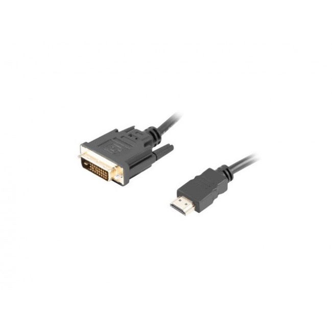 Lanberg CA-HDDV-20CU-0030-BK video cable adapter 3 m HDMI Type A (Standard) DVI-D Black