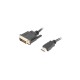Lanberg CA-HDDV-20CU-0030-BK video cable adapter 3 m HDMI Type A (Standard) DVI-D Black