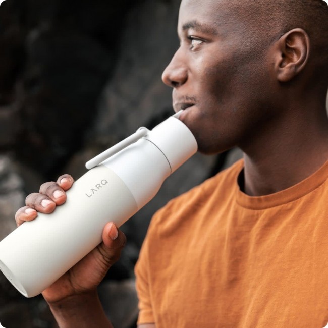 LARQ BFDGW074A drinking bottle Daily usage, Fitness, Hiking 670 ml Stainless steel White