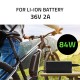 Qoltec 50761 Charger for e-bike batteries 36V | 42V | 2A | 5.5*2.5 Qoltec 50761 Charger for e-bike batteries 36V | 42V | 2A | 5.5*2.5
