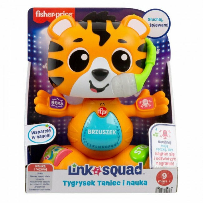 Fisher-Price Link Squad Tigger Dancing & Learning HYL33 MATTEL Fisher-Price Link Squad Tigger Dancing & Learning HYL33 MATTEL