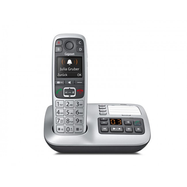 Gigaset E560A telephone DECT telephone Caller ID Black, Silver Gigaset E560A telephone DECT telephone Caller ID Black, Silver