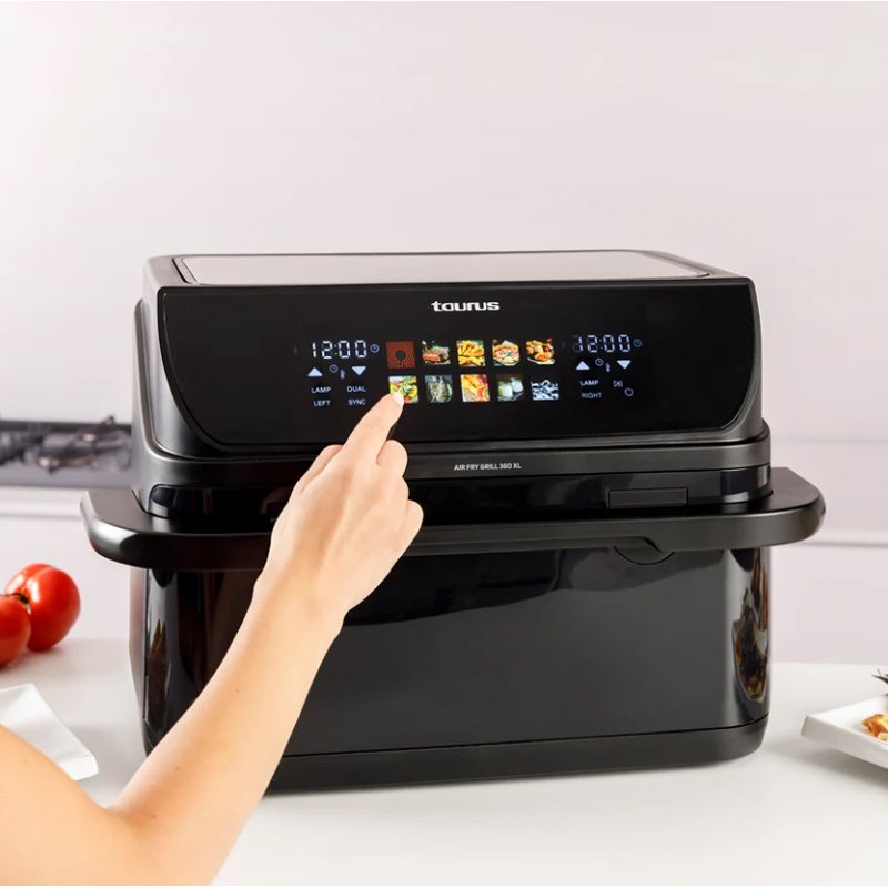Fat-free deep fryer with long basket and grill Taurus 973004000