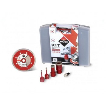 RUBI ZESTAW TARCZA TCR+WIERT A DRYGRES TARCZA+KORONKI 2x6mm,20mm,35mm+ADAPTER.