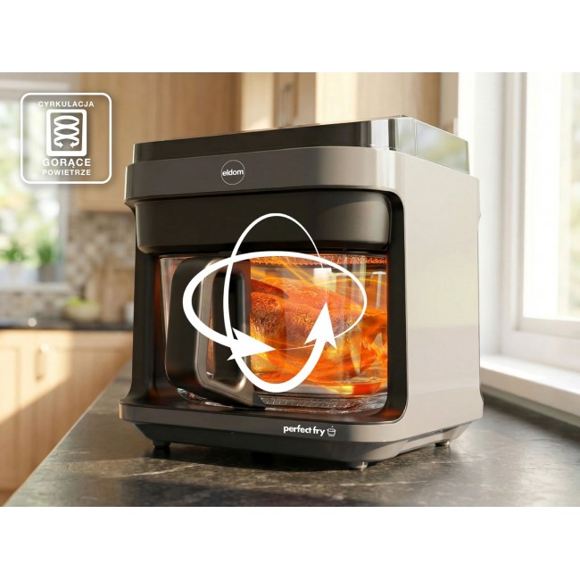 ELDOM FR500 AIR FRYER GLASS CONTAINER 5.5 L