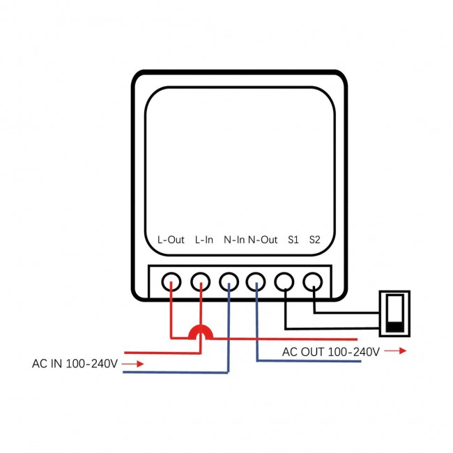GreenBlue Flush-Mount WiFi Relay, Android/iOS/Alexa/Google Home, 100 240 V AC, 50/60 Hz, max. 16 A, for 150 W LEDs, GB739 GreenBlue Flush-Mount WiFi Relay, Android/iOS/Alexa/Google Home, 100 240 V AC, 50/60 Hz, max. 16 A, for 150 W LEDs, GB739
