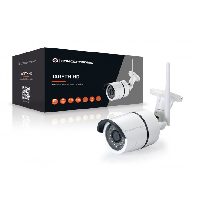 Conceptronic JARETH HD Wireless Cloud IP Camera, Outdoor
