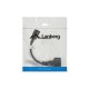 Lanberg CA-C14E-10CC-0018-BK power cable Black C14 coupler