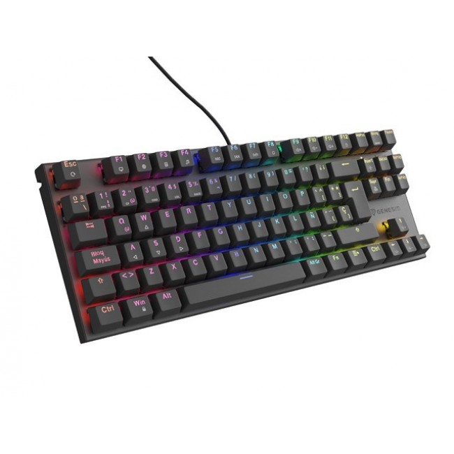 GENESIS Thor 303 TKL keyboard Gaming USB QWERTY Spanish Black