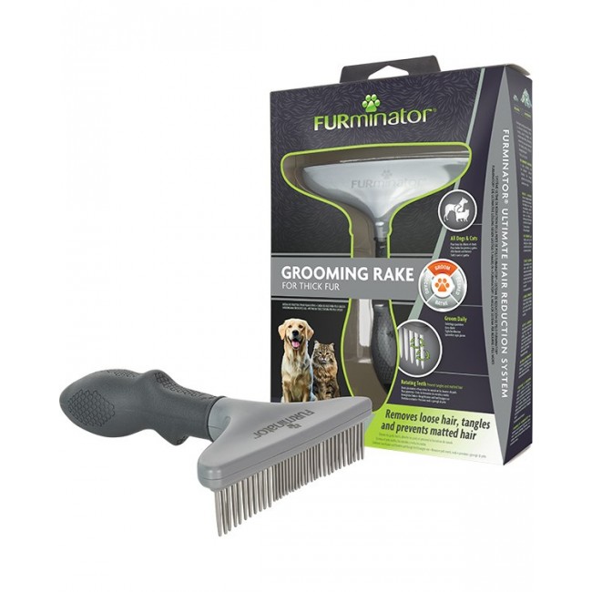 Furminator Grooming Rake for pets with thick fur Furminator Grooming Rake for pets with thick fur