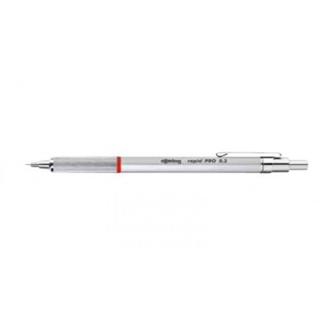 Mechanical Pencil Rapid Pro by Rotring, 0.5 mm, silver Mechanical Pencil Rapid Pro by Rotring, 0.5 mm, silver