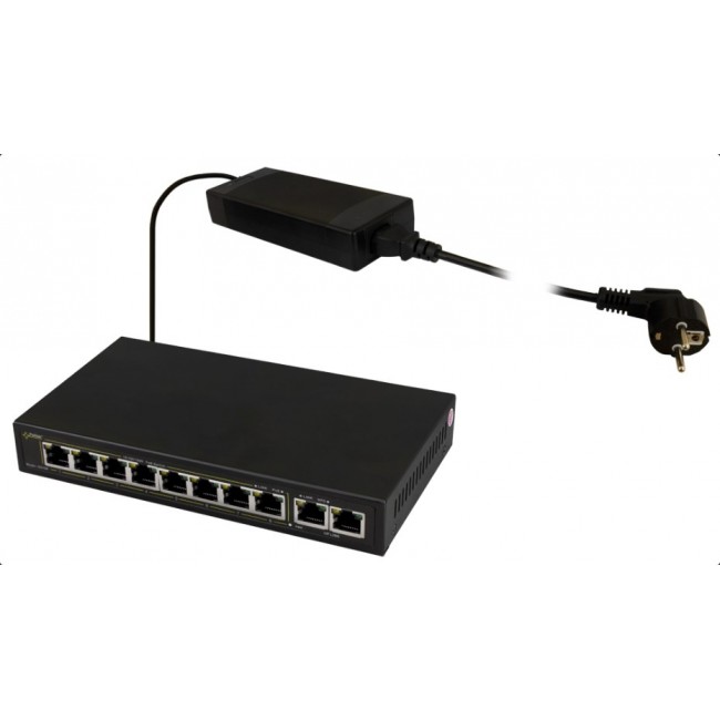 PULSAR SG108 network switch Gigabit Ethernet (10/100/1000) Power over Ethernet (PoE) Black PULSAR SG108 network switch Gigabit Ethernet (10/100/1000) Power over Ethernet (PoE) Black