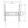 Maclean MC-748A TV or Monitor Mount, TV Wall Holder, Handle, max VESA 400x400, 32-70 Maclean MC-748A TV or Monitor Mount, TV Wall Holder, Handle, max VESA 400x400, 32-70