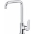 Kitchen faucet with rectangular spout