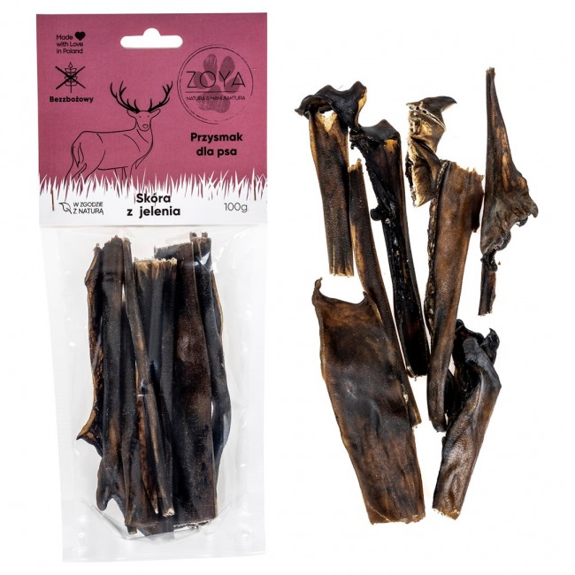 ZOYA Deer skin - dog treat - 100g