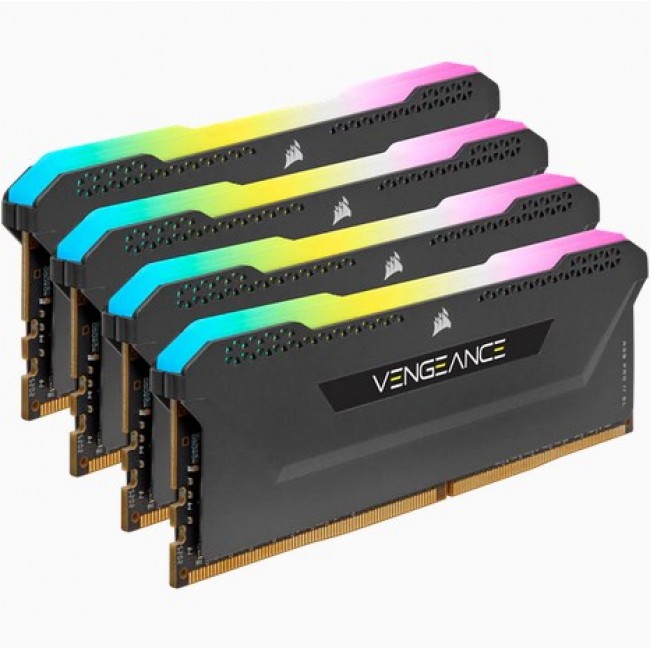 Corsair Vengeance RGB Pro CMH64GX4M4E3200C16 memory module 64 GB 4 x 16 GB DDR4 Corsair Vengeance RGB Pro CMH64GX4M4E3200C16 memory module 64 GB 4 x 16 GB DDR4