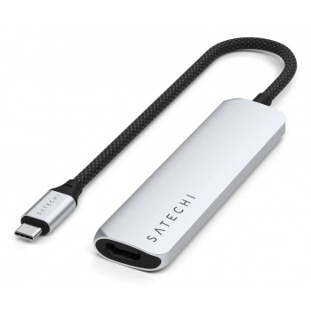 Satechi ST-P4SS interface hub USB Type-C 10000 Mbit/s Silver
