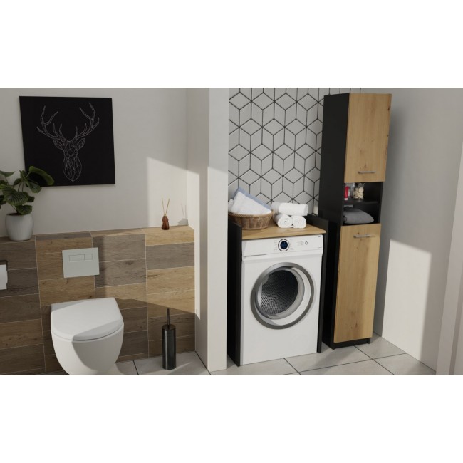 POLA NP ANTHRACITE/ARTISAN WASHING MACHINE CABINET