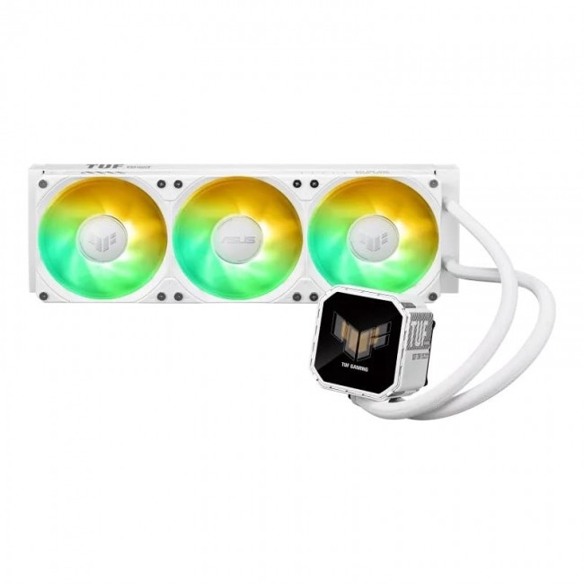 ASUS TUF Gaming LC III 360 ARGB LCD White Edition Processor All-in-one liquid cooler 12 cm 1 pc(s) ASUS TUF Gaming LC III 360 ARGB LCD White Edition Processor All-in-one liquid cooler 12 cm 1 pc(s)