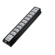 LogiLink UA0096 interface hub 480 Mbit/s Black