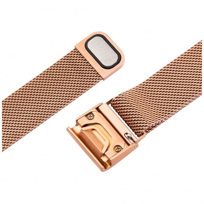 FIXED Mesh Strap for Garmin QuickFit 20mm, rose gold