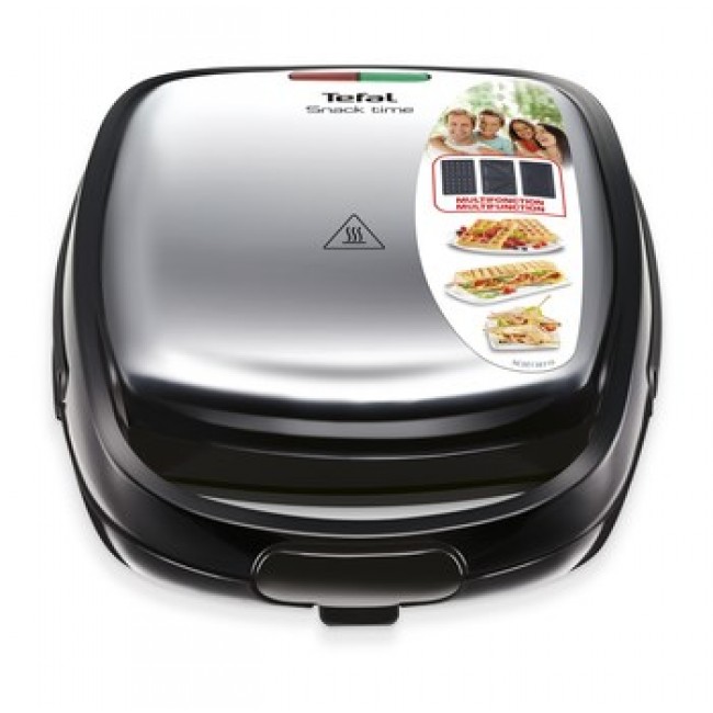 Tefal SW342D38 crepe maker 2 crepe(s) Black, Stainless steel